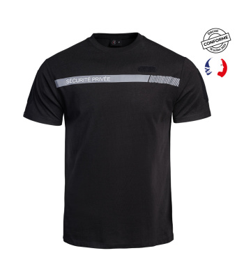 T-SHIRT SÉCU-ONE SECURITE PRIVEE NOIR