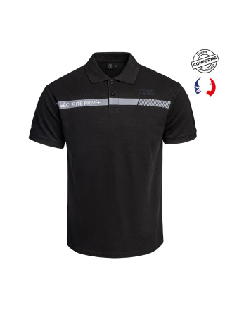 POLO SÉCU-ONE SECURITE PRIVEE NOIR