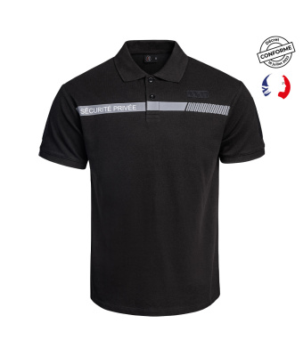 POLO SÉCU-ONE SECURITE PRIVEE NOIR