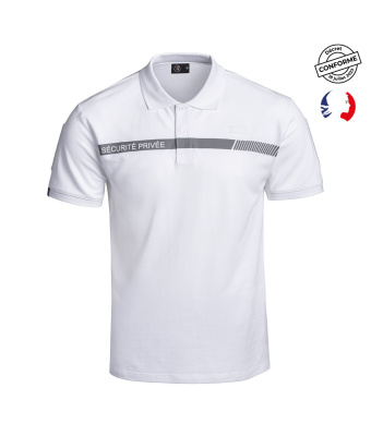POLO SÉCU-ONE SECURITE PRIVEE BLANC
