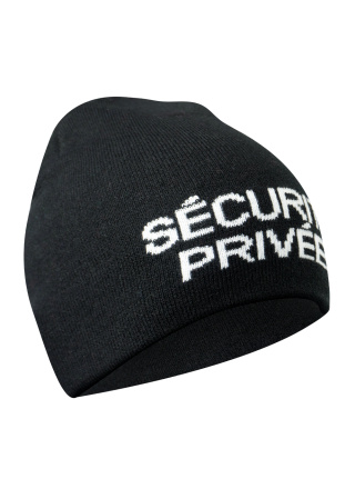 BONNET SÉCU-ONE SECURITE PRIVEE NOIR
