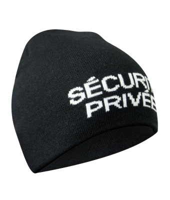BONNET SÉCU-ONE SECURITE PRIVEE NOIR
