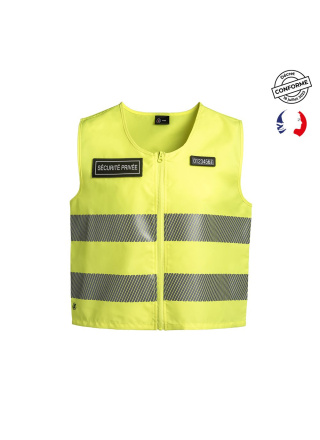 GILET SANS MANCHES SÉCU-ONE HV-TAPE JAUNE