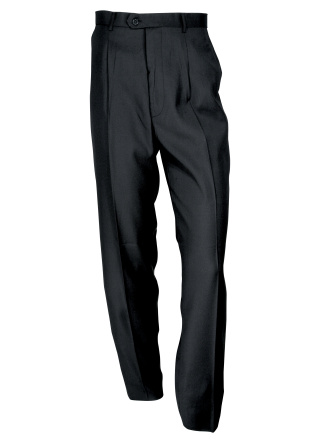 PANTALON A PINCES NOIR