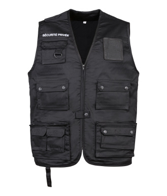 GILET REPORTER SECURITE PRIVEE