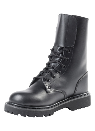 RANGERS SEMI-SOUPLES CUIR NOIR NON DOUBLEES