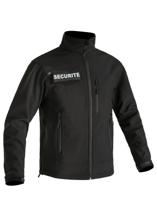 VESTE SOFTSHELL SÉCU-ONE  FLAP SÉCURITÉ 