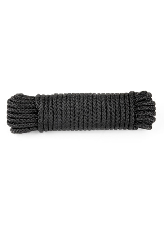 DRISSE CORDE Ø 9 MM - LONGUEUR 15 M NOIR