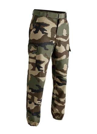PANTALON F2 TREILLIS MILITAIRE ENTREJAMBE 70 CM CAM CE