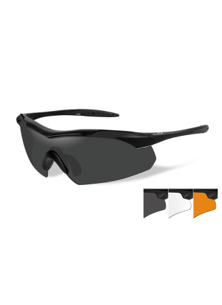 LUNETTES DE PROTECTION BALISTIQUES VAPOR ECRANS NOIR FUME/INCOLORE/ORANGE