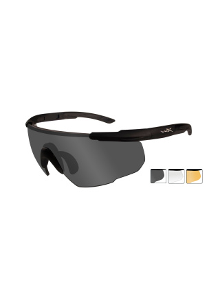 LUNETTES DE PROTECTION BALISTIQUES SABER ADVANCED ECRANS FUME/INCOLORE/ORANGE