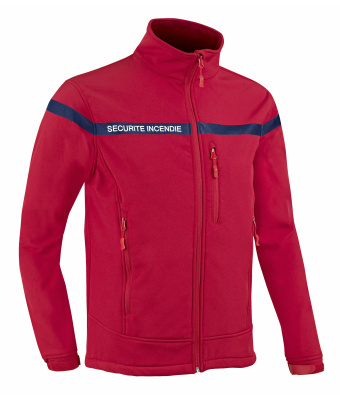 VESTE SOFTSHELL SÉCU-ONE SÉCURITÉ INCENDIE