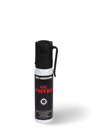 AEROSOL LACRYMOGENE ANTI-AGRESSION GEL POIVRE 25 ML