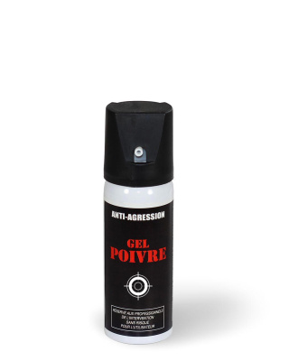 AEROSOL LACRYMOGENE ANTI-AGRESSION GEL POIVRE 50 ML