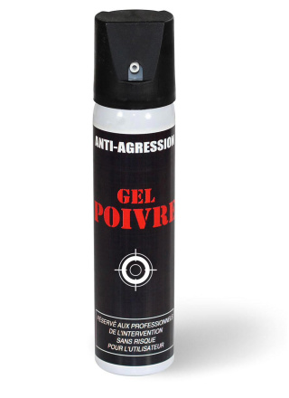 AEROSOL LACRYMOGENE ANTI-AGRESSION GEL POIVRE 75 ML