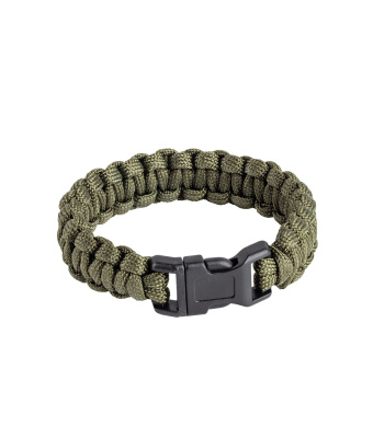 BRACELET DE SURVIE PARACORDE VERT OD