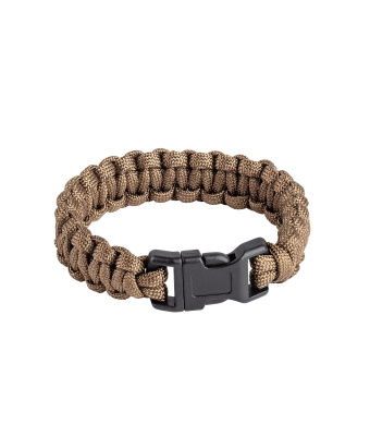 BRACELET DE SURVIE PARACORDE TAN