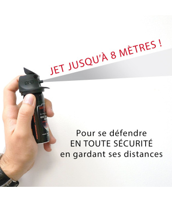 AEROSOL DE DEFENSE GEL POIVRE A JET 100ML United Equipement