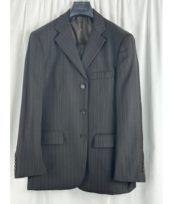 COSTUME MARRON RAYURE ORANGE