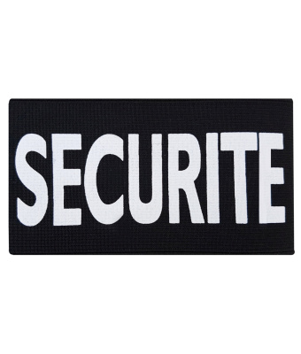 BRASSARD NOIR SECURITE - FLASH3