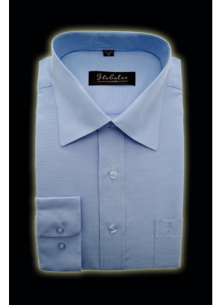 CHEMISE BLEUE MANCHES LONGUES