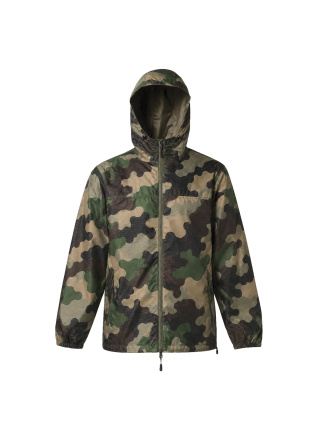 VESTE COUPE-VENT IMPERMEABLE ET RESPIRANTE RIPSTOP CAMO CE