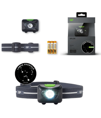 LAMPE FRONTALE XPLOR 300 LMS DETECTEUR DE MOUVEMENT