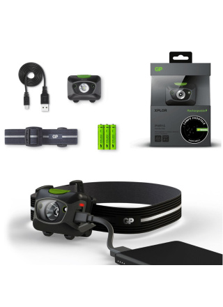 LAMPE FRONTALE XPLOR RECHARGEABLE 300 LMS CAPTEUR DE DISTANCE