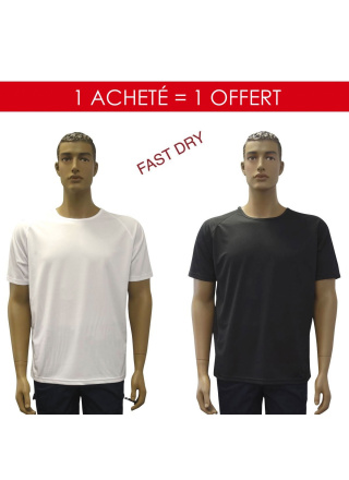 T-SHIRT FÉLIN 1 BLANC ET 1 NOIR - 1 ACHETÉ 1 OFFERT 