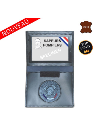 PORTE CARTE SAPEUR POMPIER 3 VOLETS