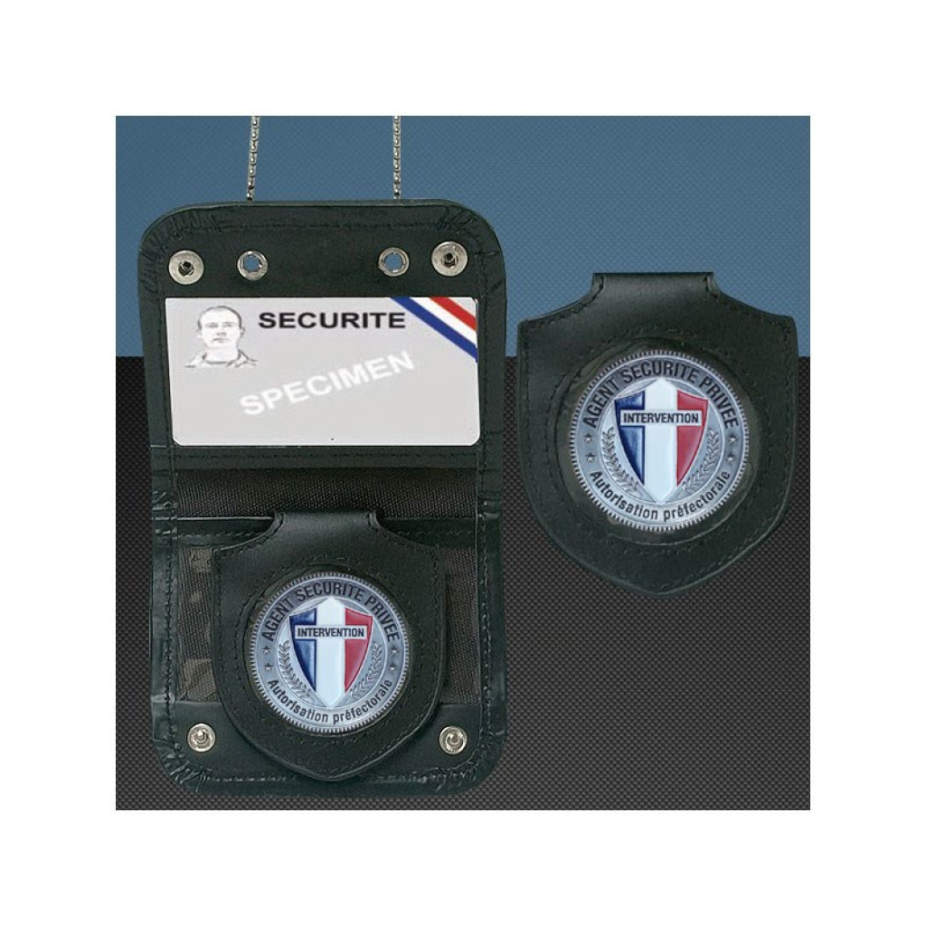 Médaille Agent Sécurité Privée - Patrol Gris - 4.5cm Diamètre