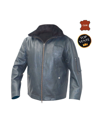 BLOUSON CUIR PILOTE PN