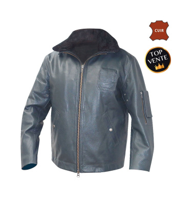 BLOUSON CUIR PILOTE PN