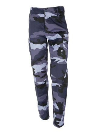 PANTALON BDU CAMO URBAIN BLEU