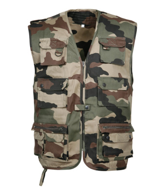 GILET REPORTER CAMO CENTRE EUROPE