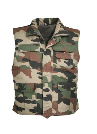 GILET MATELASSÉ CAMO CENTRE EUROPE