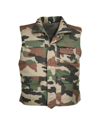 GILET MATELASSÉ CAMO CENTRE EUROPE