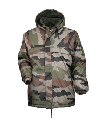 PARKA CAMO FOURRÉE