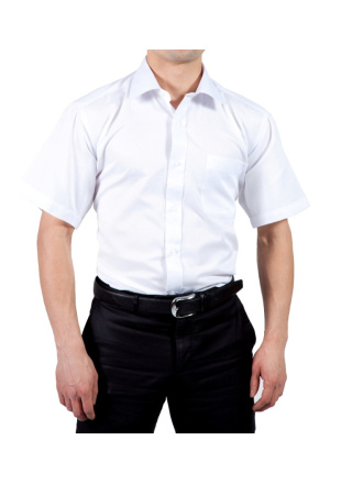 CHEMISE BLANCHE MANCHE COURTE