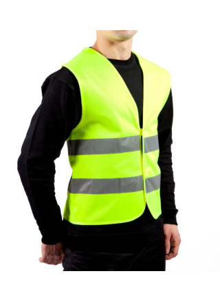 CHASUBLE SECURITE JAUNE FLUO