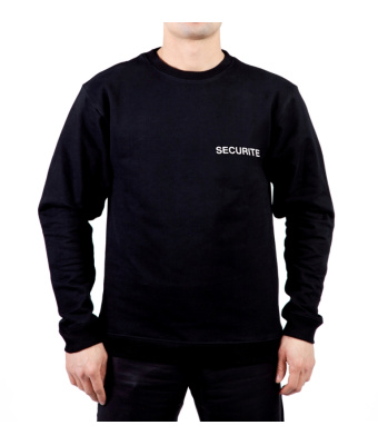 SWEAT SHIRT NOIR SECURITE