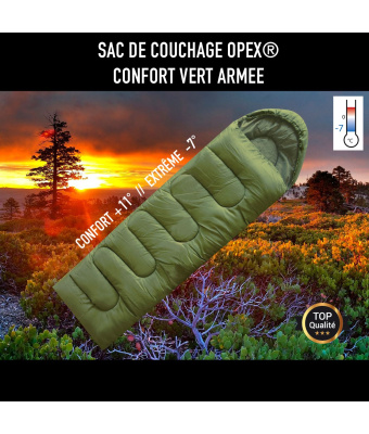 SAC DE COUCHAGE CONFORT VERT OD -  OPEX