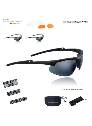 LUNETTES BALISTIQUES ET DE SOLEIL APACHE -  SWISSEYE