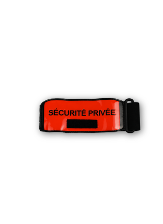 BRASSARD SECURITE PRIVEE AVEC EMPLACEMENT RIO