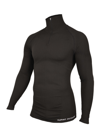 TS COL ZIPPÉ TECHNICAL LINE NOIR