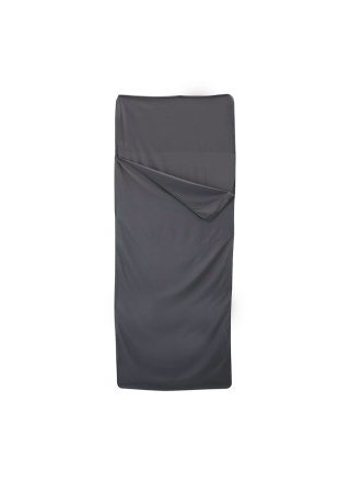 DRAP EN SOIE POUR SAC DE COUCHAGE - NOIR