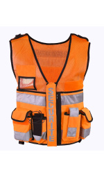 CHASUBLE SECURITE ORANGE