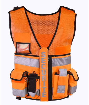 CHASUBLE SECURITE ORANGE