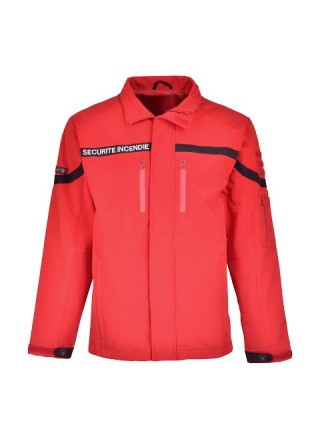 BLOUSON SOFTSHELL SECURITE INCENDIE