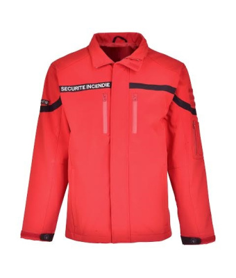 BLOUSON SOFTSHELL SECURITE INCENDIE